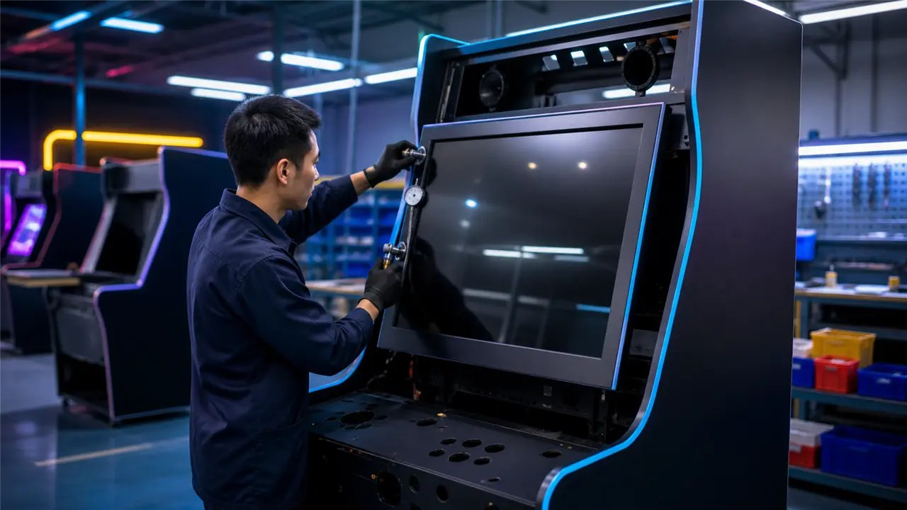 Commercial Grade LCD Display and Tempered Glass Bezel Precision Alignment